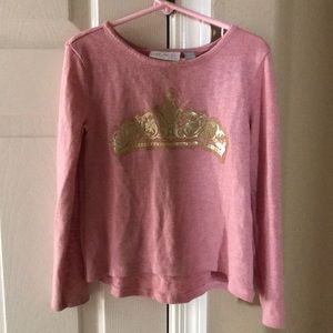 Girls 5/6 princess crown shirt